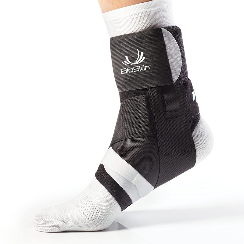 BioSkin TriLok Ankle Brace for Women Men Ankle Brace for Sprained Ankle Plantar Fasciitis Relief Foot Arch Support Peroneal Tendonitis Relief PTTD Support HSA or FSA Eligible Medium